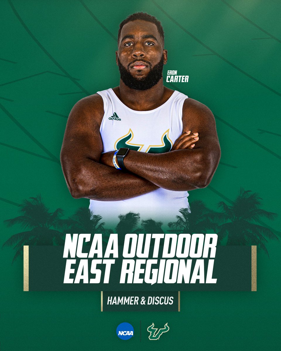 .<a href="/CarterE33/">Eron Jaeger</a> qualified for the East Prelims in both the hammer and discus throws! He'll compete on Wednesday and Friday.

#HornsUp🤘