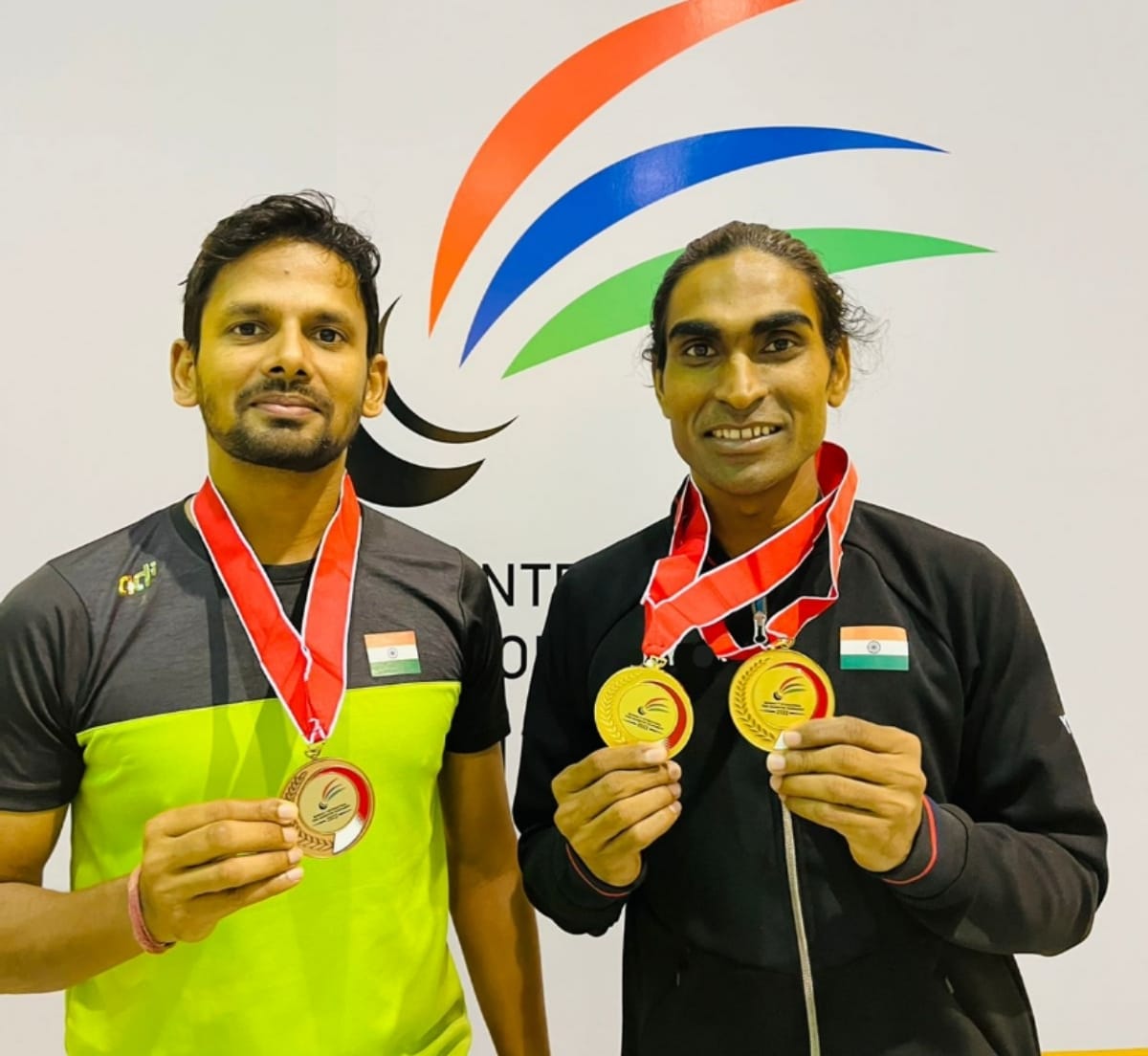 Odisha Sports on Twitter: "#Odisha star Pramod Bhagat won golds in men's  singles and mixed doubles (with partner Manisha Ramdass) at the Bahrain  Para Badminton Int'l in Manama. Bhagat's state-mate Deep Ranjan
