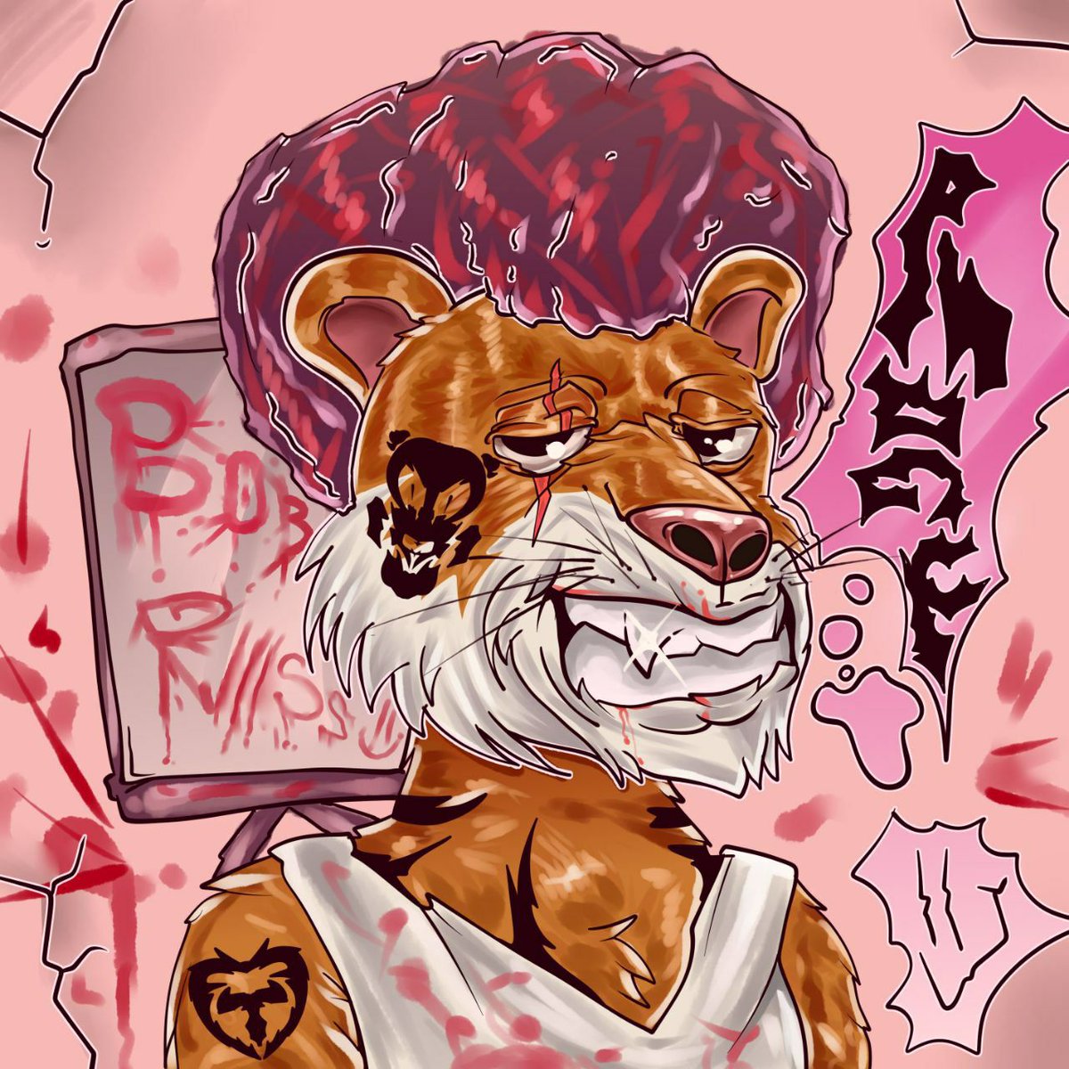 onlydrum's tweet photo. My fan art for @yeahtigers ☺️ https://t.co/yyHTBrdtpM