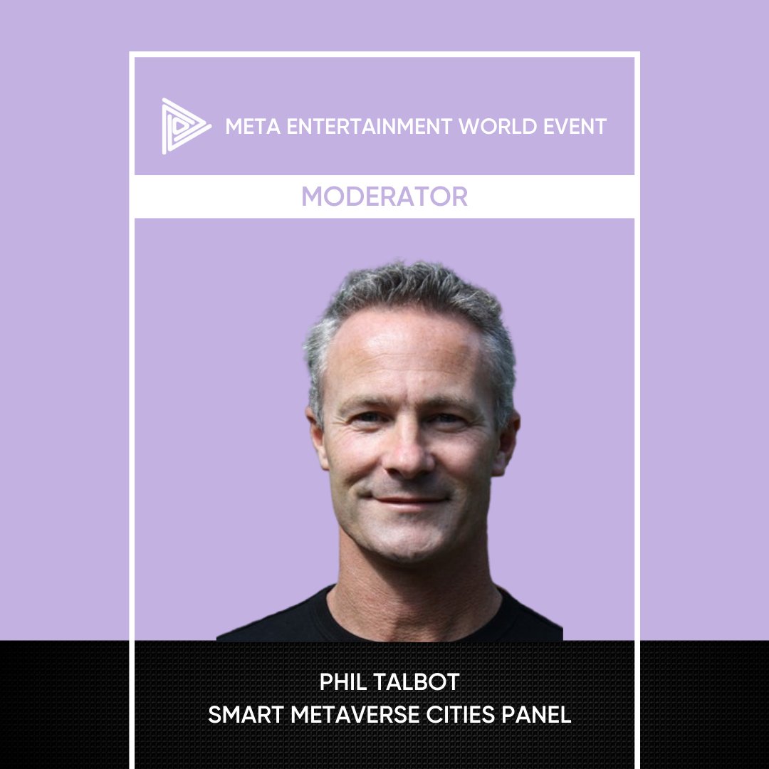MewsAwards's tweet photo. Welcome Phil Talbot who will be our moderator on the Smart Metaverse Cities Panel!
@FAuthentium @Authentium_IO
#MEWS #MEW2022 #JOINTHEMETAVERSE #Monaco https://t.co/mFL93VqjHZ