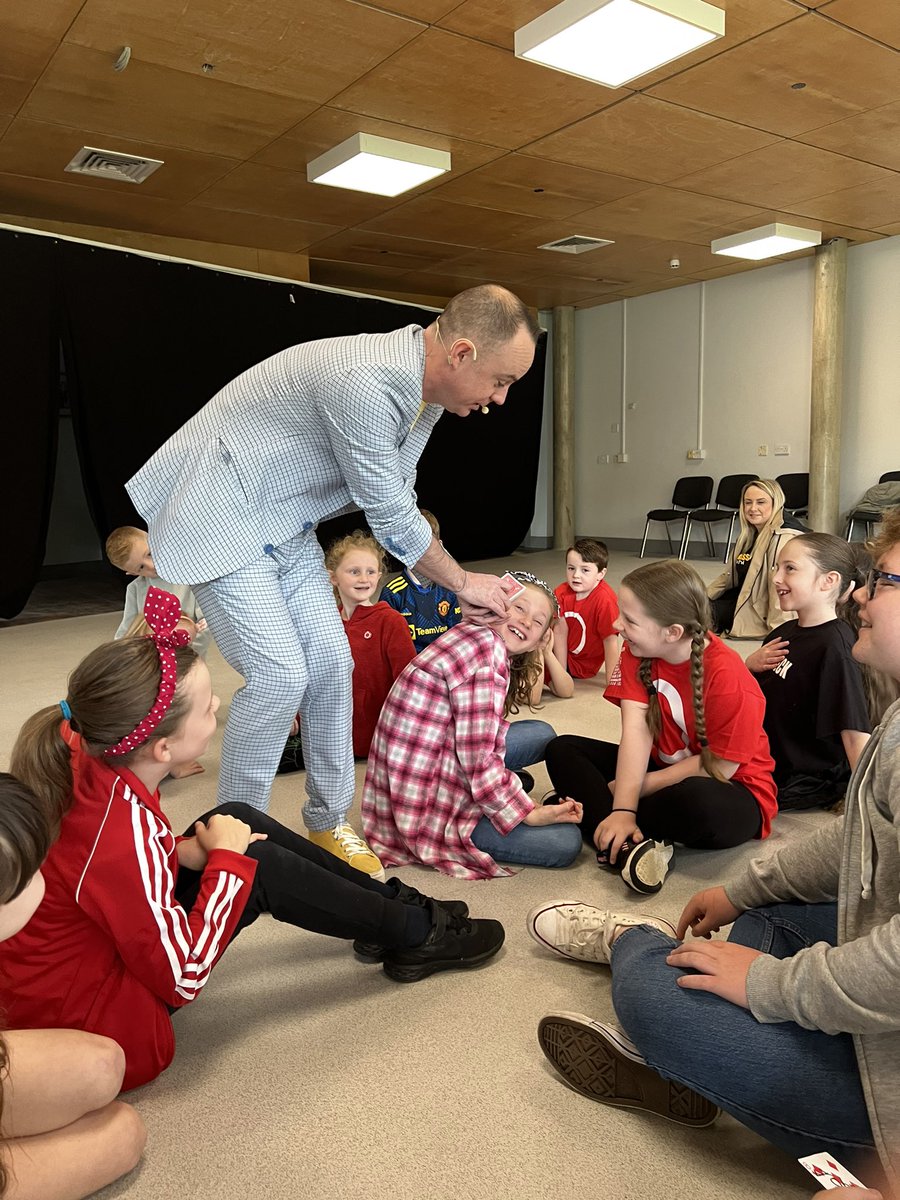 brassneckyouth's tweet image. What a treat today for our young stars having our favourite magician and all round fabulous performer @magicbelfast Caolan McBride in to perform his show!! Fantastic!! @BBCCiN