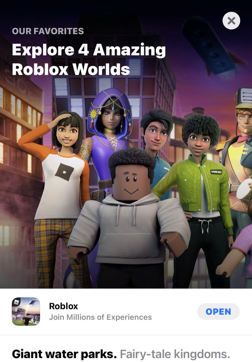 ArsenGirl's tweet photo. Dang @Apple way to tease!! I thought you’d actually include a water park in the story…
Here’s the one you forgot to add: https://t.co/a7G9x2YFV1 😉
#splashWorldRBX #roblox #ios #appstore #robloxmobile https://t.co/VgGihxYf7T