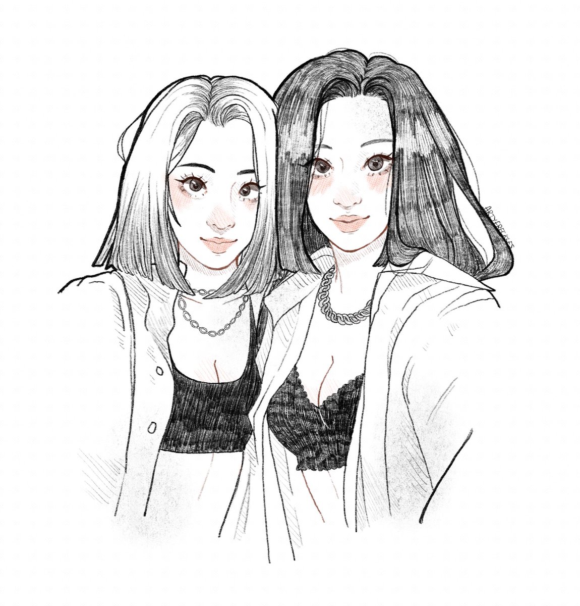 artyfreckles's tweet photo. besties 🥺😔
#sua #seungyeon #dreamcatcher #CLC #fanart https://t.co/1kzSOsUy4e