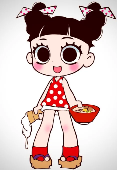 #軽い気持ちで描いたら思った以上に反響があった絵
彼女です😊地元で大人気なのわかりました💕 