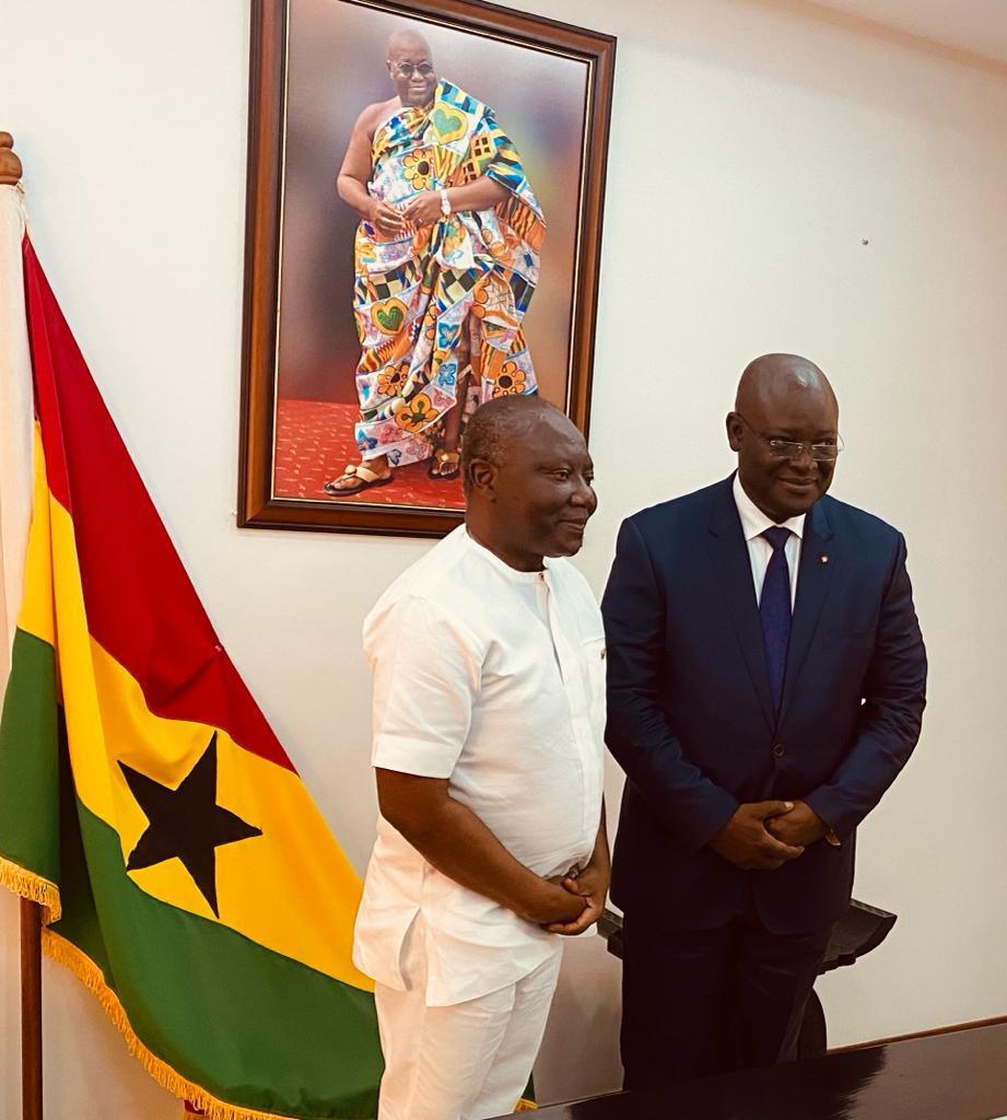 I was honored to meet H.E Kenneth Ofori-Atta, Minister for <a href="/MoF_Ghana/">Ministry of Finance, Ghana</a>, Chair of the <a href="/ACBF_Official/">ACBF</a> Board of Governors. We discussed the crucial role of capacity building in a fast-digitizing world economy, especially for the youth, women and MSME for the next 5-year ACBF Strategy