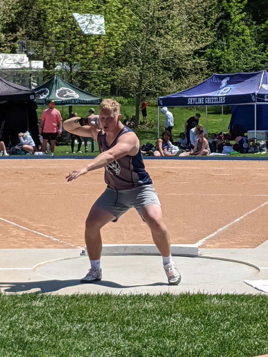 Charles Judy - 2nd place 5A State Shot - new school record 52'6!!!
