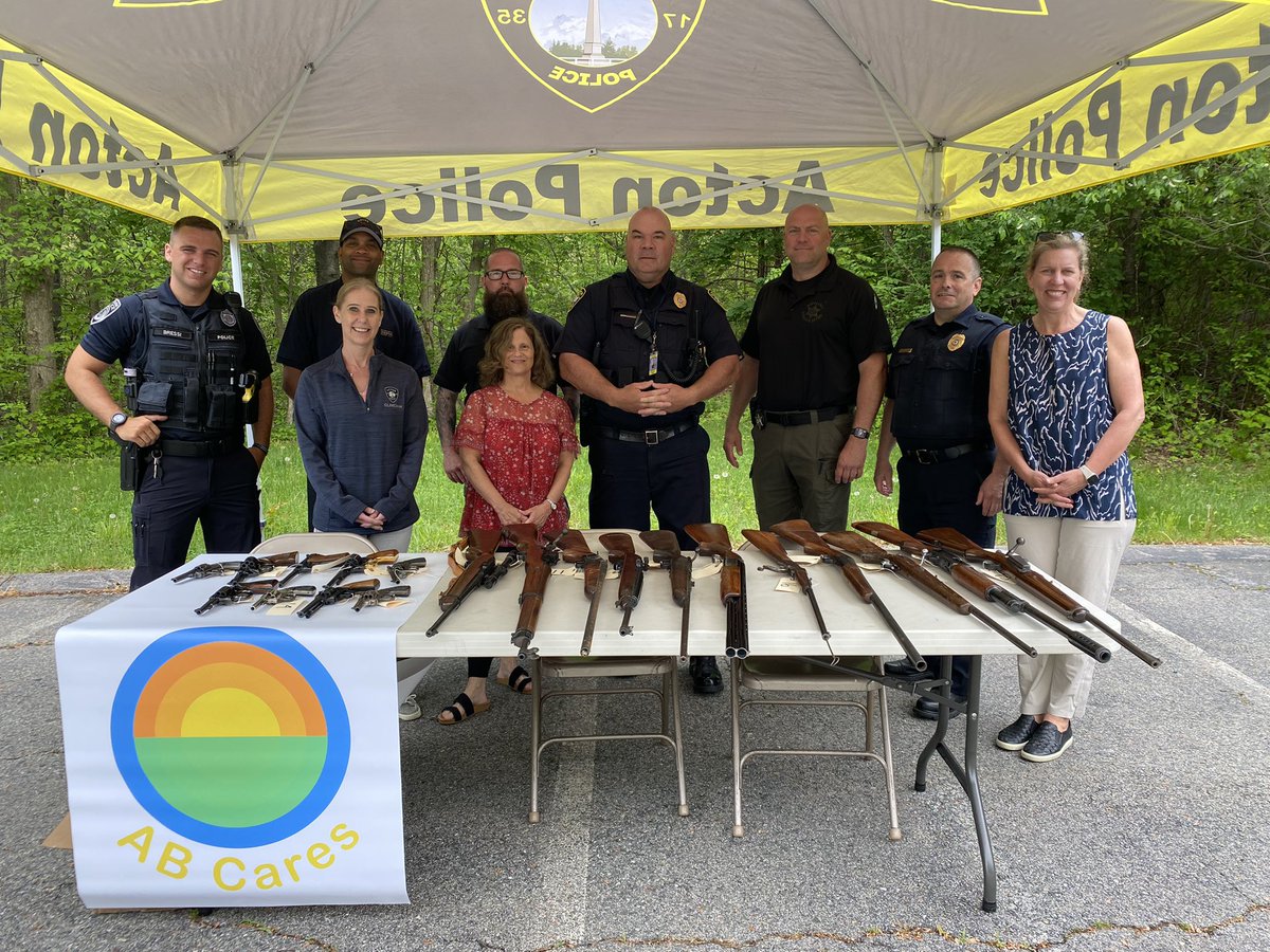MSO staff joined AB Cares, <a href="/ActonMAPolice/">Town of Acton, Mass. Police</a> &amp; <a href="/BoxboroughPD/">Boxborough Police</a> to support today’s community-based gun buyback event. 20 unwanted firearms and various ammunition was voluntarily turned in for safe disposal