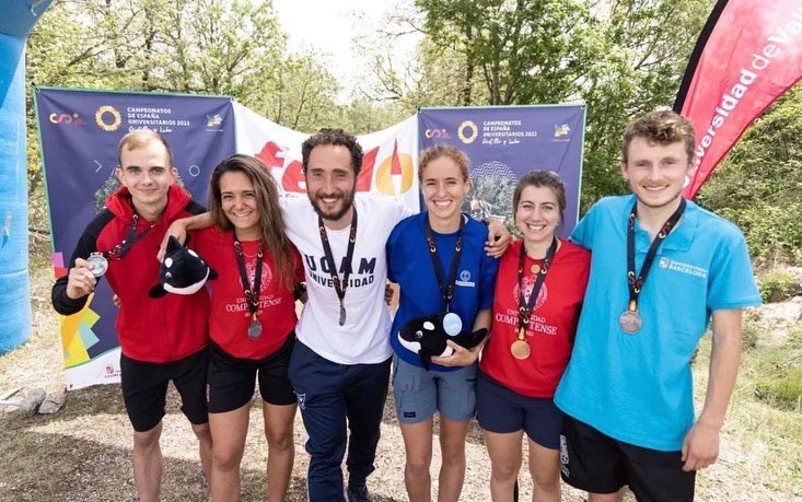 fedo_org's tweet photo. 🏆Tenemos campeones y campeonas de España universitarios en distancia media y Trail-O

🟠Repasamos el podium de la media
🥇Javier Ruiz y Ana Toledo
🥈Álvaro García Bernabeu e Inés Pozo
🥉Thomas Wilson y María Prieto https://t.co/0f97IgHENy