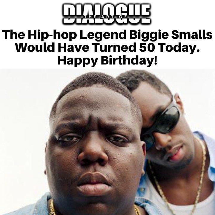 Salute to the Hip-Hop legend The Notorious B.I.G. He would have turned 50 today. Happy birthday! 