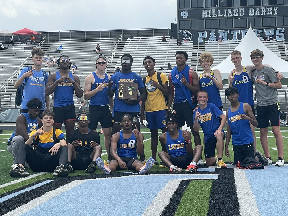 Both <a href="/LadyLionsTrack/">Gahanna Lincoln Girls Track</a> &amp; <a href="/Lincoln_TF/">Gahanna Lincoln Boys T&F</a> are DISTRICT CHAMPS! #WeAreLions