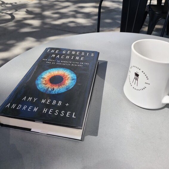 ldduval11's tweet photo. Best line in @amywebb and @andrewhessel book “the code for our futures is being written today.” #TheGenesisMachine https://t.co/MSeUP75xz7