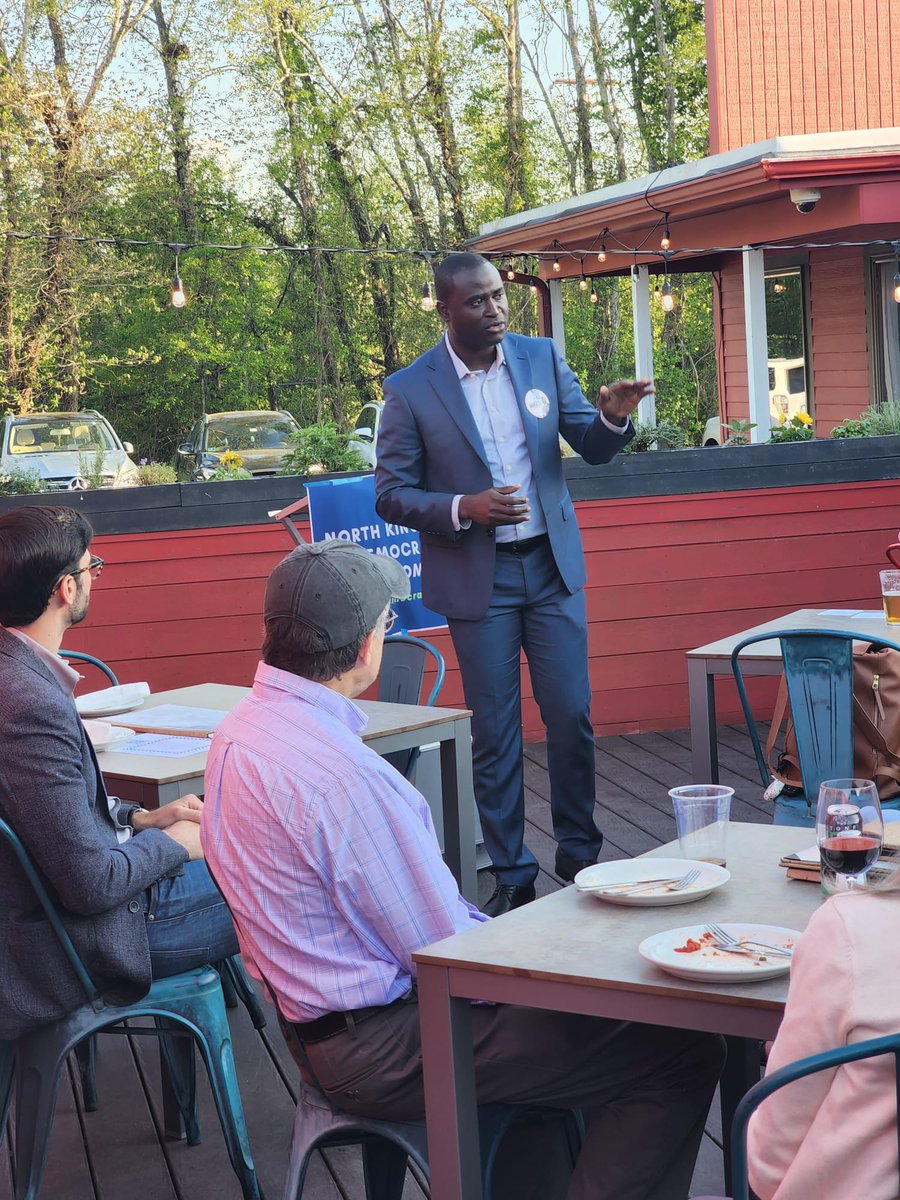 bah_omar's tweet photo. It was great to address the North Kingstown Democratic Committee as part of their efforts to hear from the statewide candidates. #BahForCongress #DefendTheDream https://t.co/F25BrziJPx