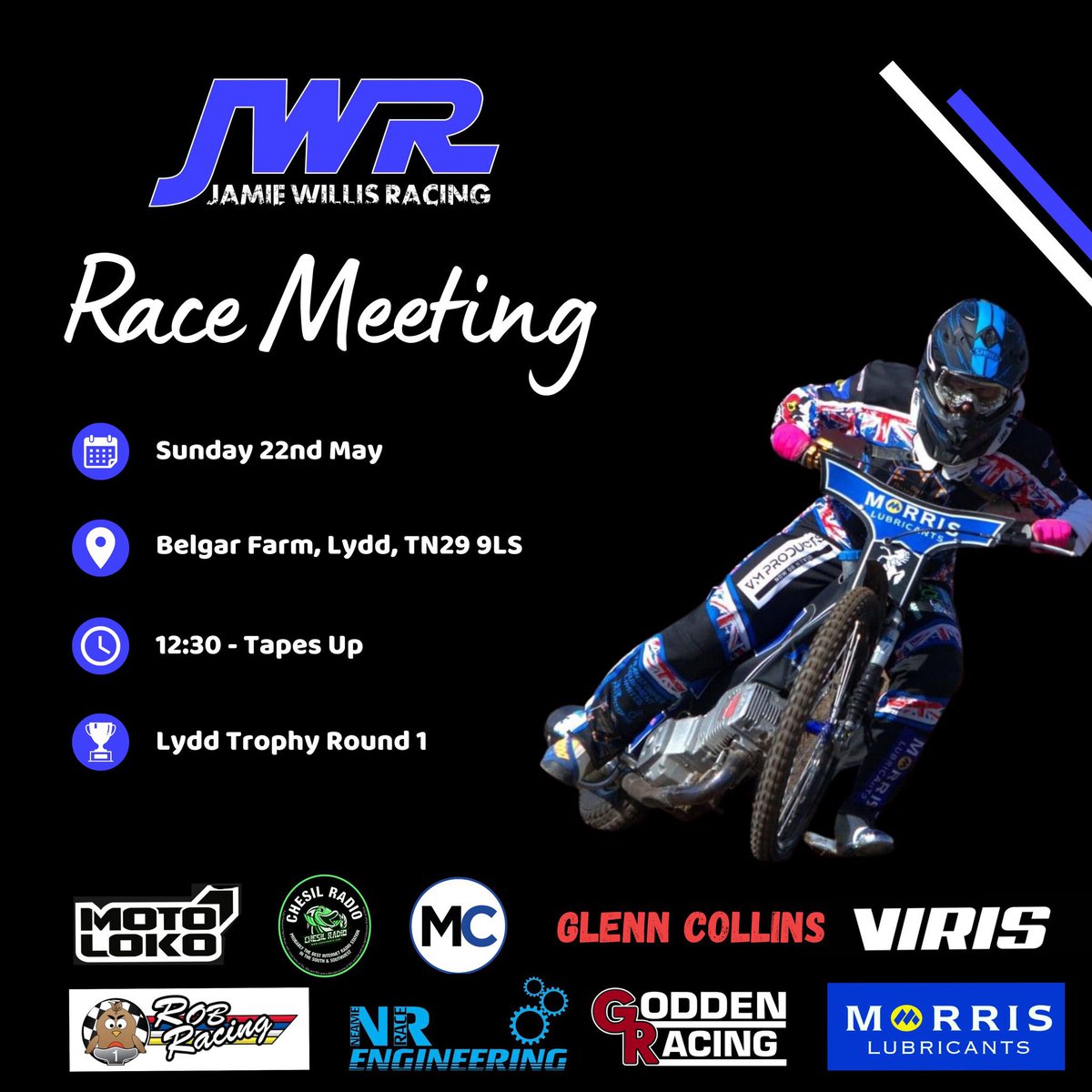 JWRacing301's tweet photo. Tomorrow we head down to Belgar Farm for the first round of the Lydd Trophy. Like last season these will be run in conjunction with @CrayfordSpeedw1 meetings. After a couple of good practices in recent weeks we are looking forward to our second meeting of the season.

#JWR301 https://t.co/Nspnahw64A
