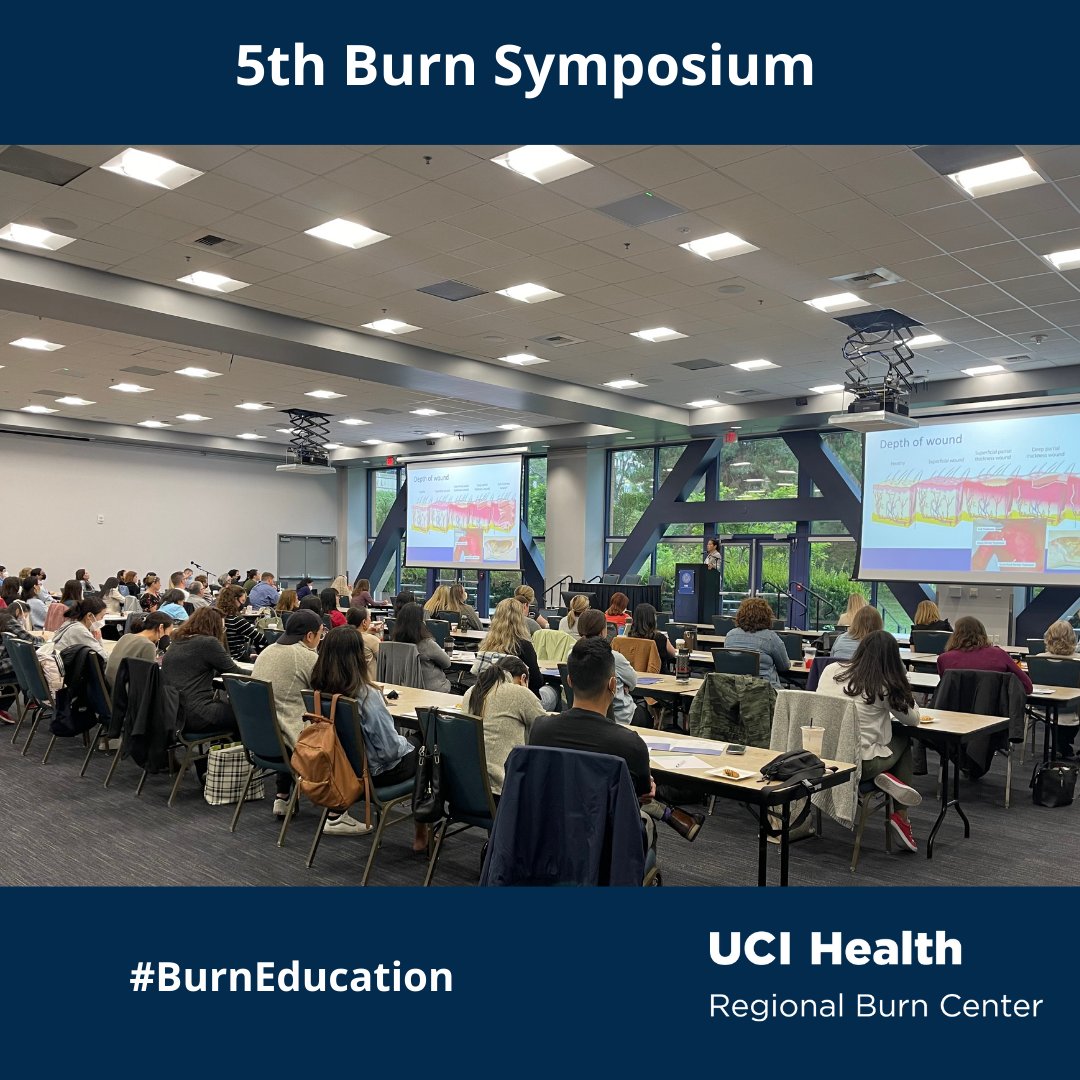 UCIBurnCenter's tweet photo. Feels great to be in person again at the #BurnSymposium  Kudos to our Rehabilitation team for organizing another successful event! https://t.co/EvVgQCdJA2