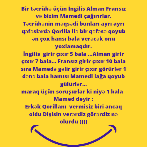 LTFLR1's tweet photo. ...dişisin verərdiz görərdiz nə olurdu))
#lətifələr #kəşfet #keşfetteyizzz #keşfet #fypシ #fyp #təcrübə #deney #ingilis #alman #fransız #mamed #yoxlamaq #bala #qorilla #gülmək #dişi #erkək https://t.co/elEI0xT82i