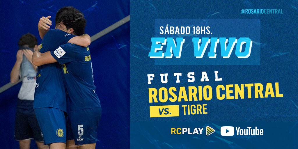 ⚽️ 🇺🇦 ¡HOY a las 18:00 <a href="/RosarioCentral/">Rosario Central</a> se enfrenta a Tigre y lo miras EN VIVO por <a href="/CARCPlay/">Rosario Central Play</a>!
 
🆓 Registrate GRATIS
🎦 rosariocentralplay.com
 
📲 ¡Descargá la App!
▶️ iOs: apple.co/2XQFzxb
▶️ Android: bit.ly/2XQFAkJ
