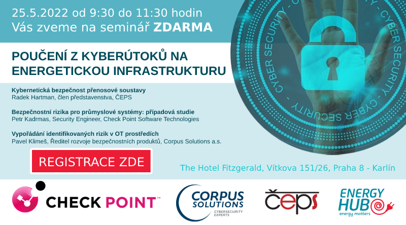 energyhub_cz's tweet photo. Zveme Vás na seminář o kybernetické bezpečnosti, který jsme pro Vás připravili zcela ZDARMA.

https://t.co/yq5HOQ4aI8

#bezpečnost #energetika #technologie #infrastruktura #malware #ransonware https://t.co/zC2FMlld5W