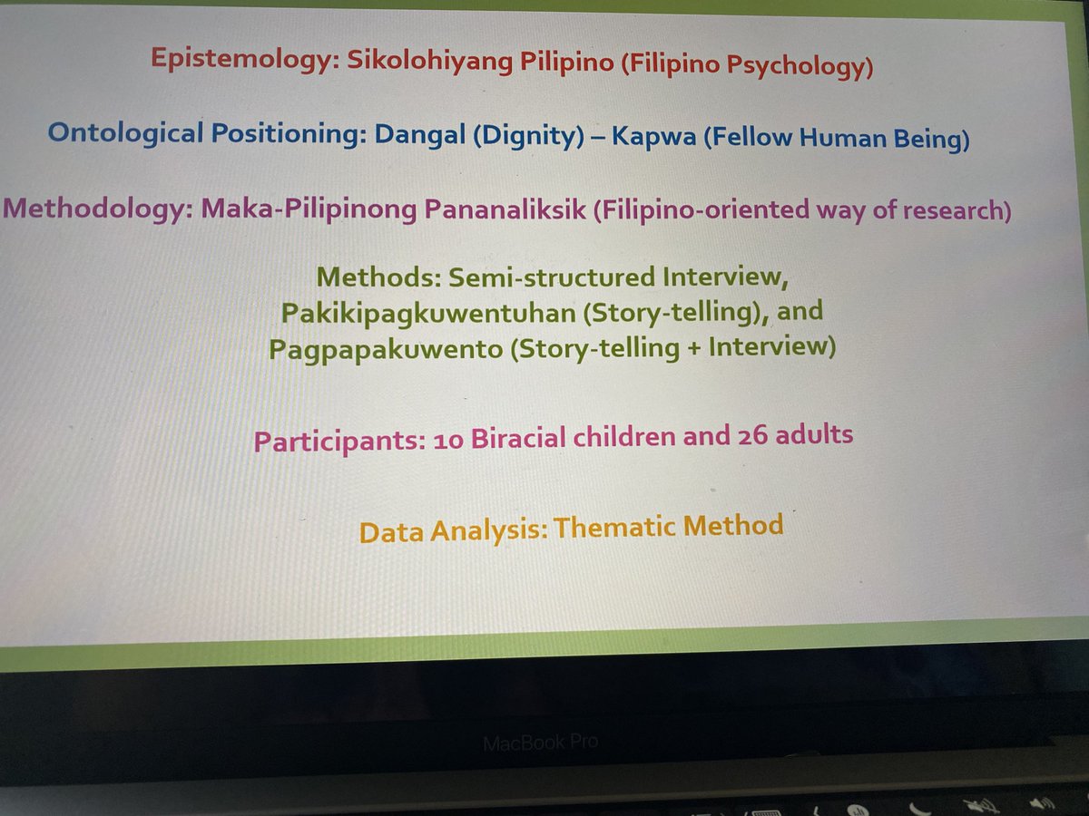 DrClaireRB's tweet image. This session I’m in right now — Upholding the Dangal (Dignity) of Biracial (Haphap) Children in Angeles City, Philippines by Dr. Lavides — is so good!! @FilAmPsych #dofa2022