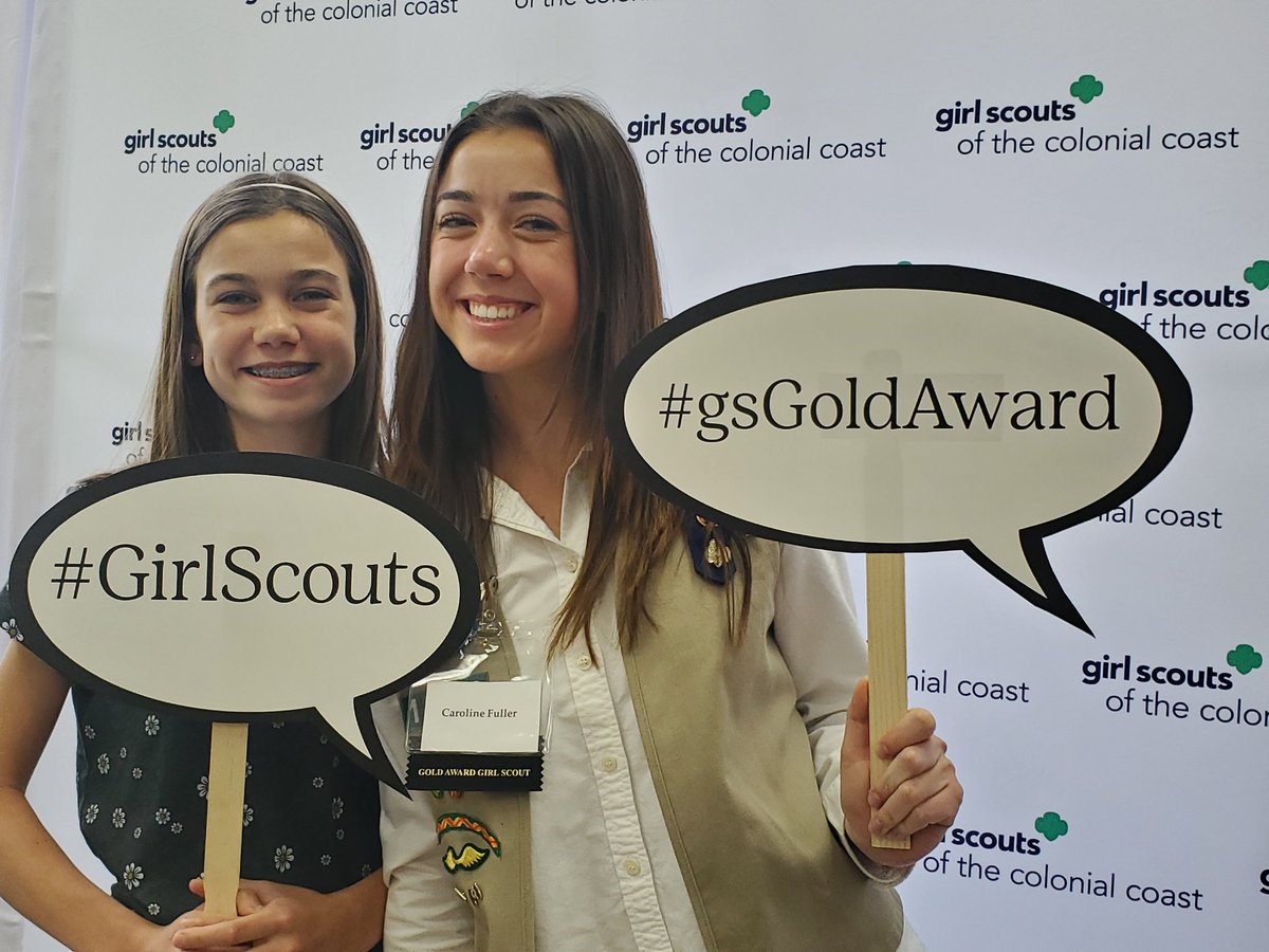 Congratulations to all the #GSGoldAward #GirlScouts honored by @GSCCC today for their community service.