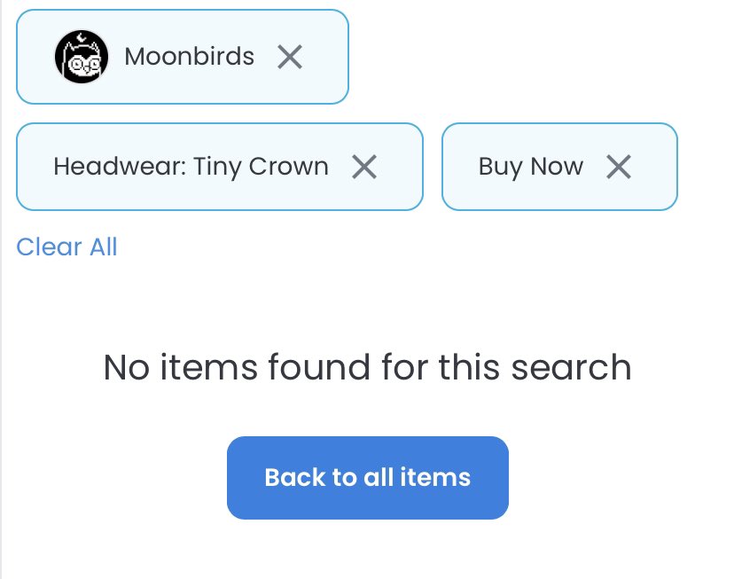 _JKNFT_'s tweet photo. There are currently zero Tiny Crown @moonbirds listed on OS. So I guess I can set the floor?
Where are the Tiny Kings?
#tinykings #tinycrown #moonbirds https://t.co/tQkb9klJkX