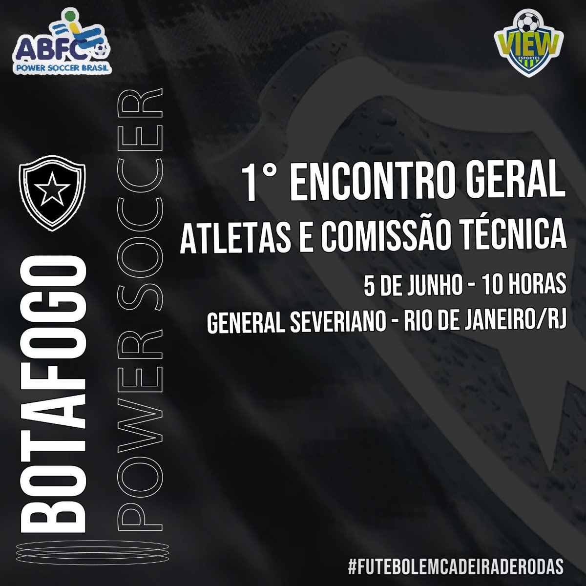 ABFCBRASIL's tweet photo. ⚽️ AGORA É OFICIAL! 

O Botafogo de Futebol e Regatas, tornou-se o segundo clube do Brasil a ter uma equipe de Futebol em Cadeira de Rodas. 

🇧🇷♿⚽️ @botafogo @maurocezar https://t.co/tk8t5lCqnI