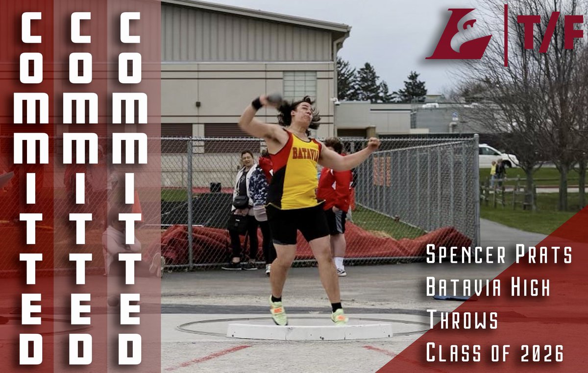 UWLMensTF's tweet photo. - Spencer Prats of Batavia High | Thrower 
- Triton Schmidt of DC Everest | Jumper 
These future eagles will be joining our squad next year! Huge thanks to all who have helped them along their journey! We are honored you both chose La Crosse as your future home. #goeagles🦅 https://t.co/w5TNvMYC7G