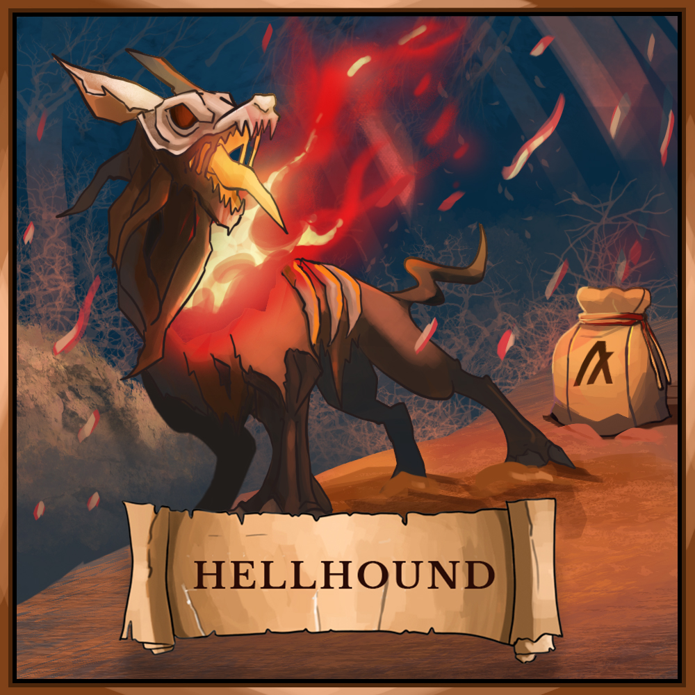 AlgoClash's tweet photo. It's time for the Hellhound NFT GIVEAWAY!

https://t.co/1cJVP3vD4f

To enter:
1. Follow our Twitter ✅
2. Like &amp; retweet ✅
3. Tag 3 friends ✅

Ends Tuesday 24th at 8pm BST

#Algorand #Algo #AlgoFam #AlgoNFT #AlgoNFTs #NFTs #NFT #NFTGiveaways #NFTCommmunity $ALGO https://t.co/fUKdSJfPH7