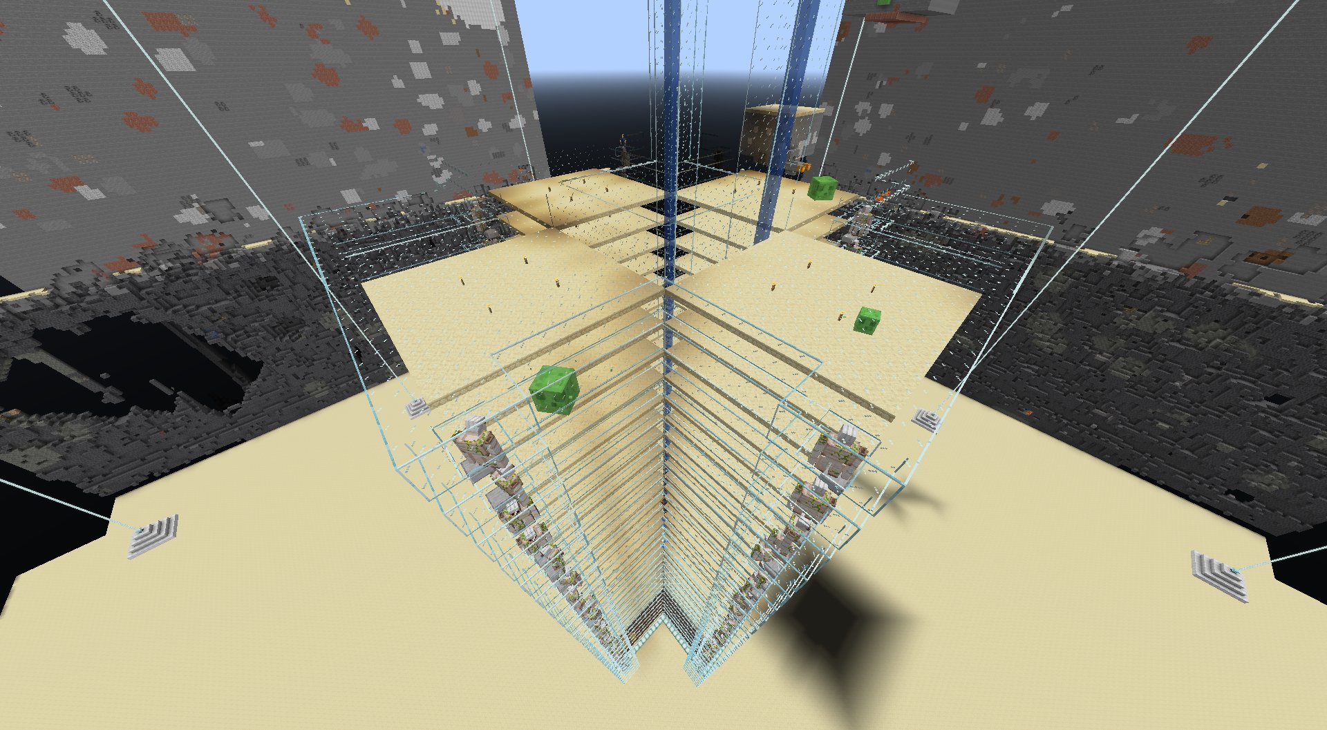 マイクラ1 18 2の100 湧きつぶしスライムトラップ作り終えました 壁はいつかきれいにします マインクラフト T Co Wcvptpvcsh Twitter