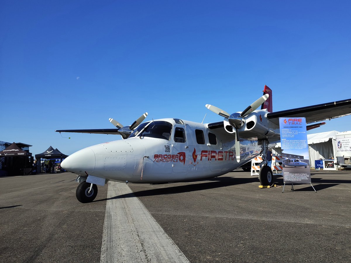 BridgerAero's tweet photo. Kicking off our first day at the Hillsboro, Oregon Airshow! The FireTrac and Overwatch Imaging teams are here to showcase the aerial fire-mapping aircraft and TK-7 Sensor used for the FireTrac app!
#firetrac #firetracapp #fire #wildfire #camera https://t.co/Hw9q0MicZZ