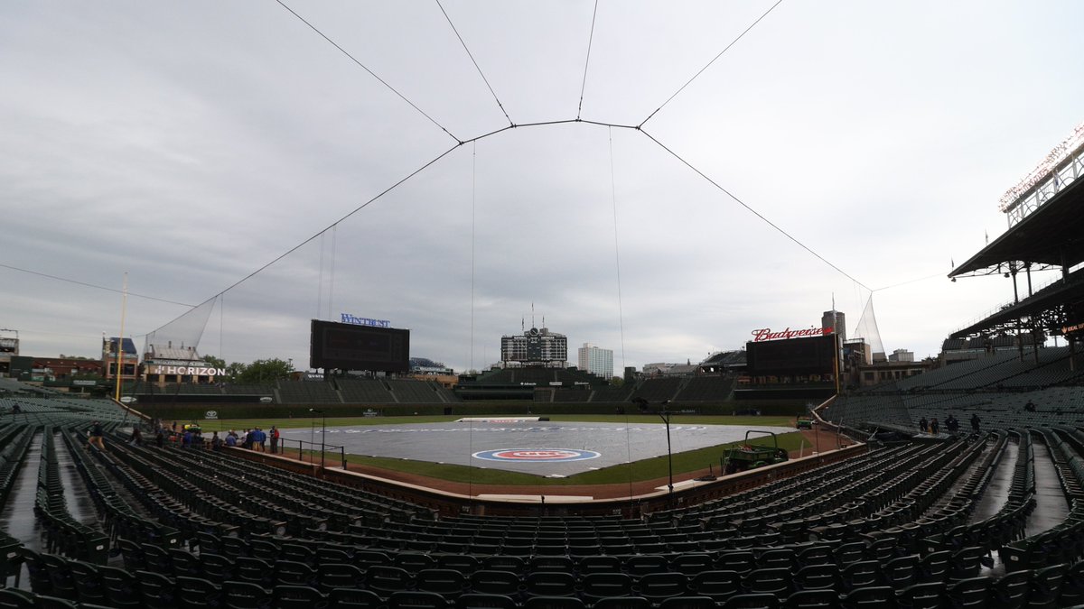 First pitch for today's #Cubs vs. D-backs game is approximately 2:50 p.m. CDT.