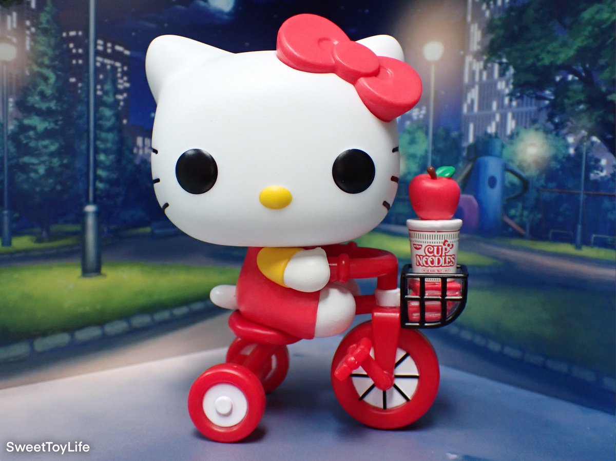 Hello Kitty is riding her little tricycle to work! 🚲✨
.
Here’s my entry for the #FunkoPhotoADayChallenge today! 💖 #btwd 
.
#toyphotography #funkophotography #figurephotography #funko #funkopop #funkopops @originalfunko #BikeToWorkDay