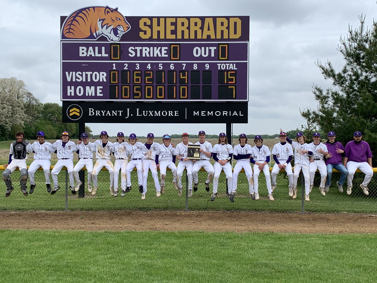 Regional Champions! Congrats to Coach Basala and the baseball team on victory today. Thank you to all the workers that made this a special regional!