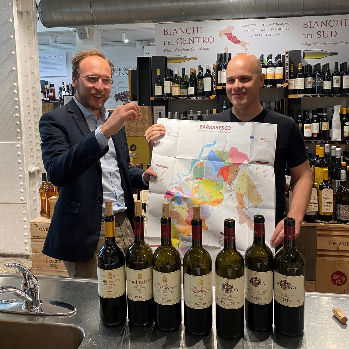 polanerselect's tweet image. Great to have Luca Pasquero-Elia of @paitinwine in town to show their beautiful 2018 Barbareschi including the debut release of their Basarin cru! One of the oldest producers in Neive and one of the best!