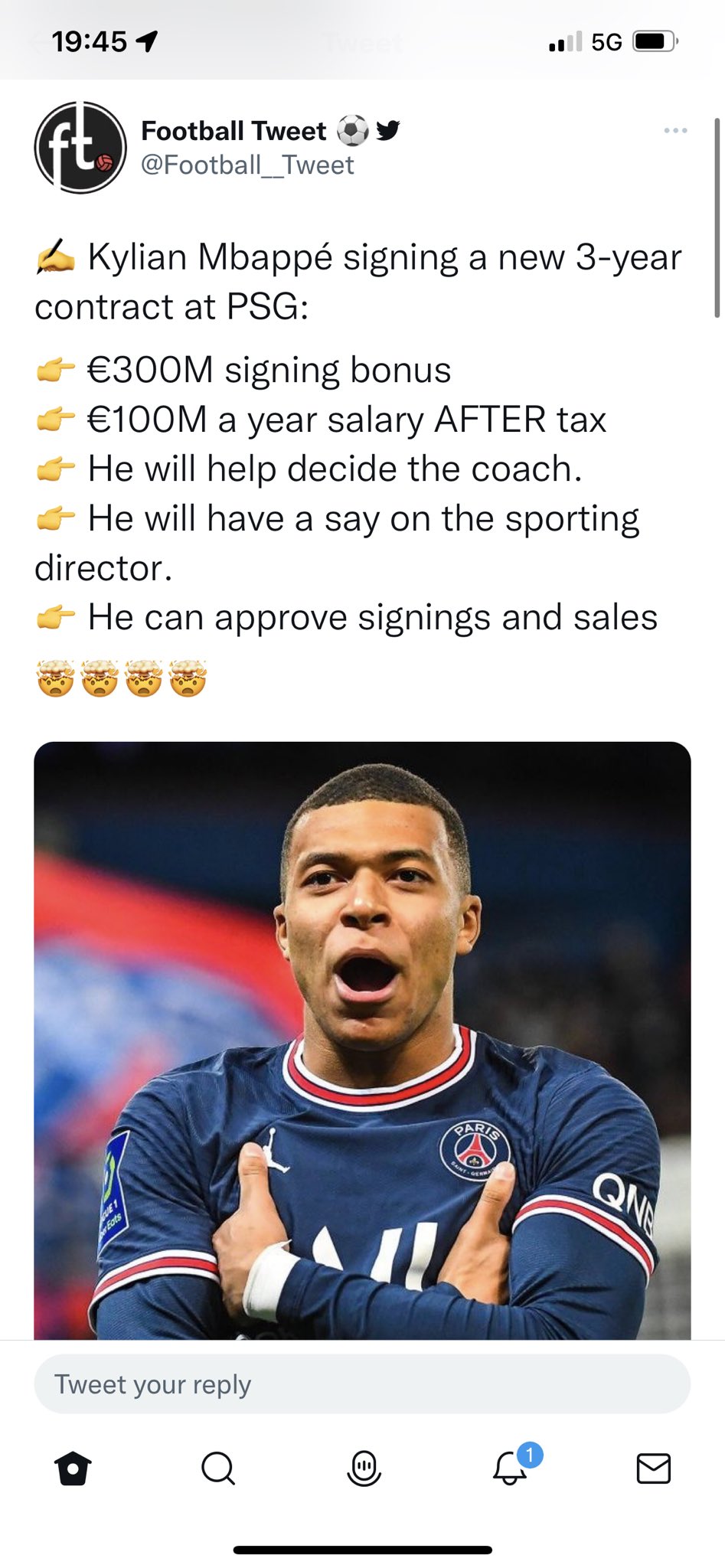 Sky Sports News Breaking Kylian Mbappe Signs New Psg Deal Until 25 T Co Vwsgxwdvbr Twitter