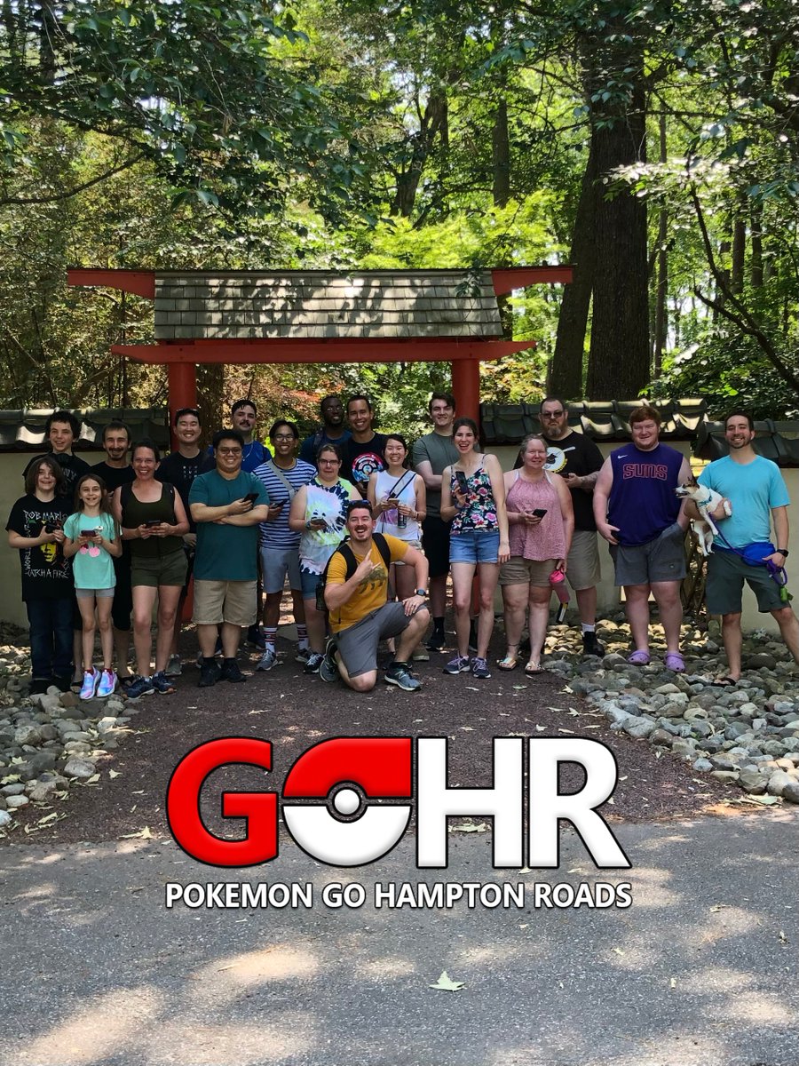 PoGO_HR's tweet photo. A great Alolan Geodude #PokemonGOCommunityDay at #RedWingPark in @CityofVaBeach, VA, USA! It was a hot one, but we pulled through. @PokemonGoApp https://t.co/AXpgMq9Df0