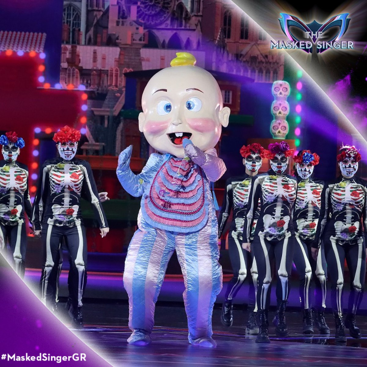 Το μωρό ξεσηκώνει την σκηνή του #MaskedSingerGr💥