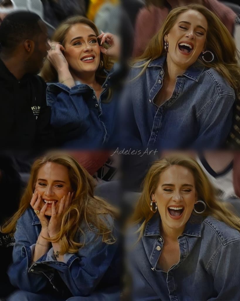 Adeleisartt's tweet photo. I feel so good seeing you happy 🥺❤ @adele #adele #daydreamer https://t.co/QzIk6rzsXO