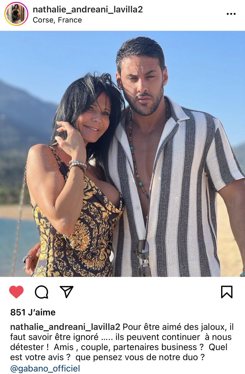 Age De Nathalie Et Gabano Nathalie Andreani en couple avec Gabano Manenc ? Ils s'affichent très  proches…