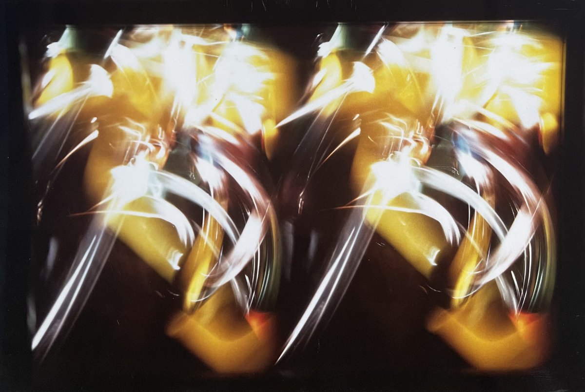 schmrypto's tweet photo. I've been working on a ETH L1 airdrop for my 8bidou Pass holders (cause why not?)

I was inspired by the light sculptures of Robert Mallary.

Most long-exposure light-art is best described as 'light painting', but by bringing in a second camera, one can sculpt in light! 🧵👇 https://t.co/LzJ4UTMnhd