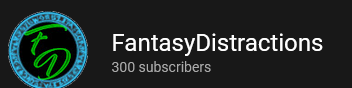 FantasyDistract's tweet photo. We finally hit 300 subs! If you're one of these subs, thank you so much! We really appreciate the support and we're trying to bring some more high quality short stories your way on a weekly basis!
#thankyou #grateful #milestone #subs #subscribers #youtube #fantasydistractions https://t.co/4QOW35fLE4