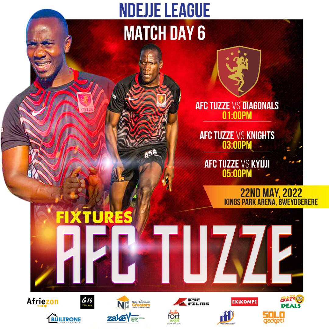 Match day! 3 games for the team. <a href="/Kyijji1/">KYIJJI FC '12</a> <a href="/09_knights/">KNIGHTS FC ⭐️</a> <a href="/Diagonals00/">Diagonals ‘00</a> #NdejjeLeague
