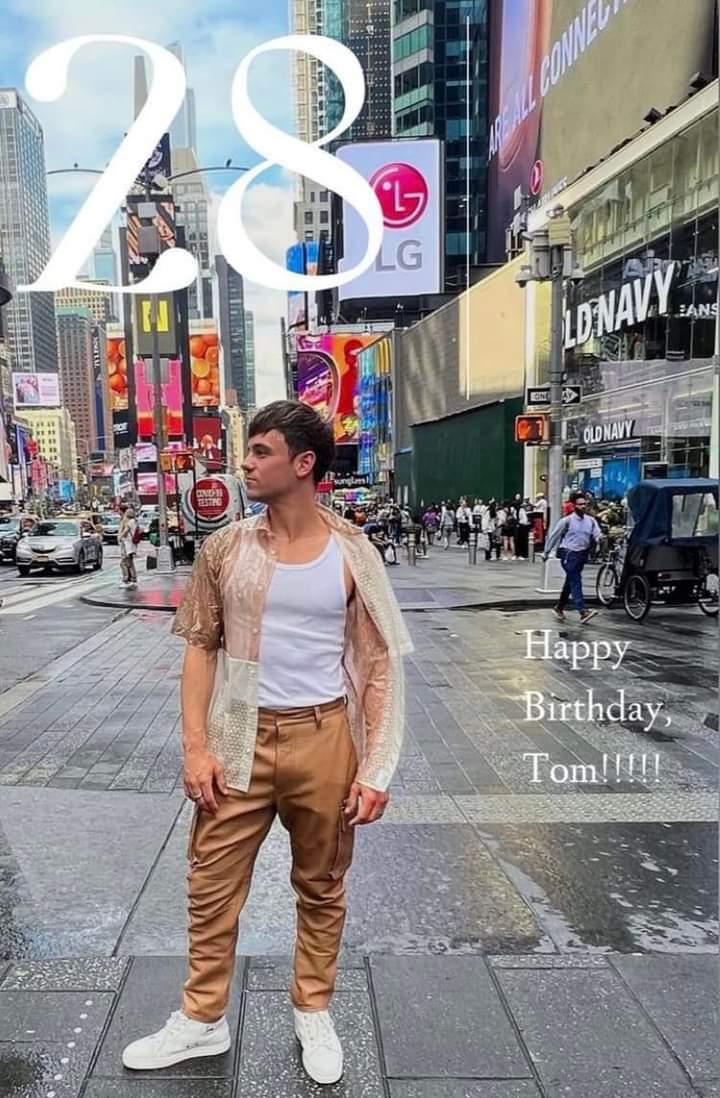 Happy Birthday to Tom Daley. 
