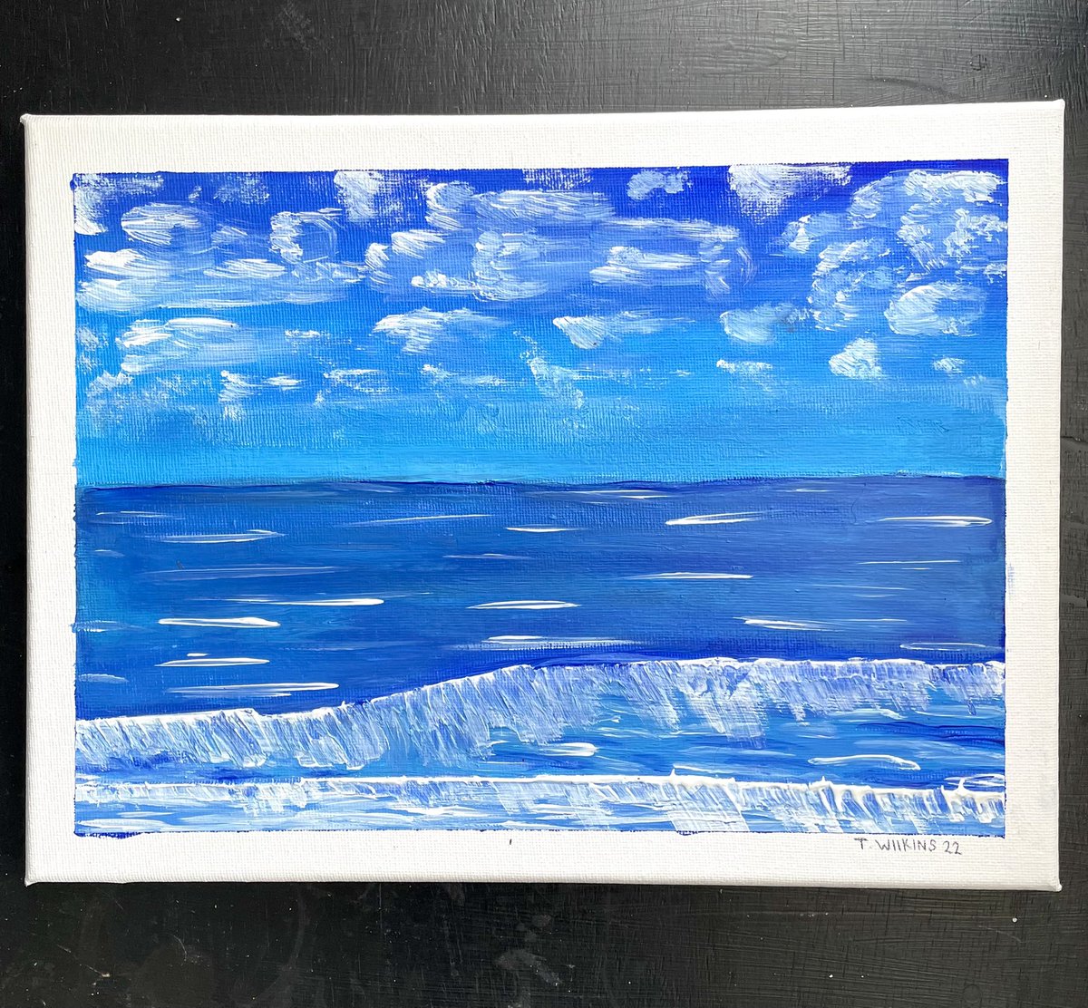 These are a couple of my last pieces of #abstractart, on the theme of the #SeaSide.

#art #artist #ArtistOnTwitter