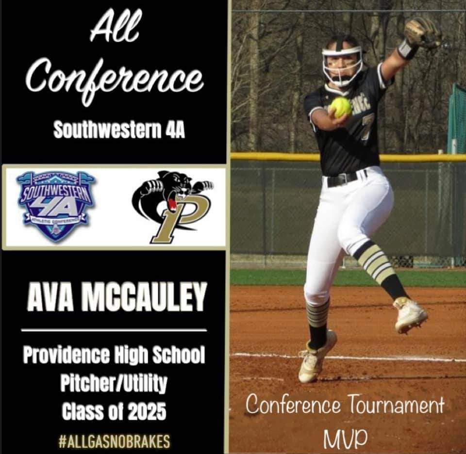 Congratulations to all the players who were selected to be a part of the Southwestern 4A All-Conference Team!  We are so proud of our team's representation!  Keep working hard ladies! (Part 1 of 2)