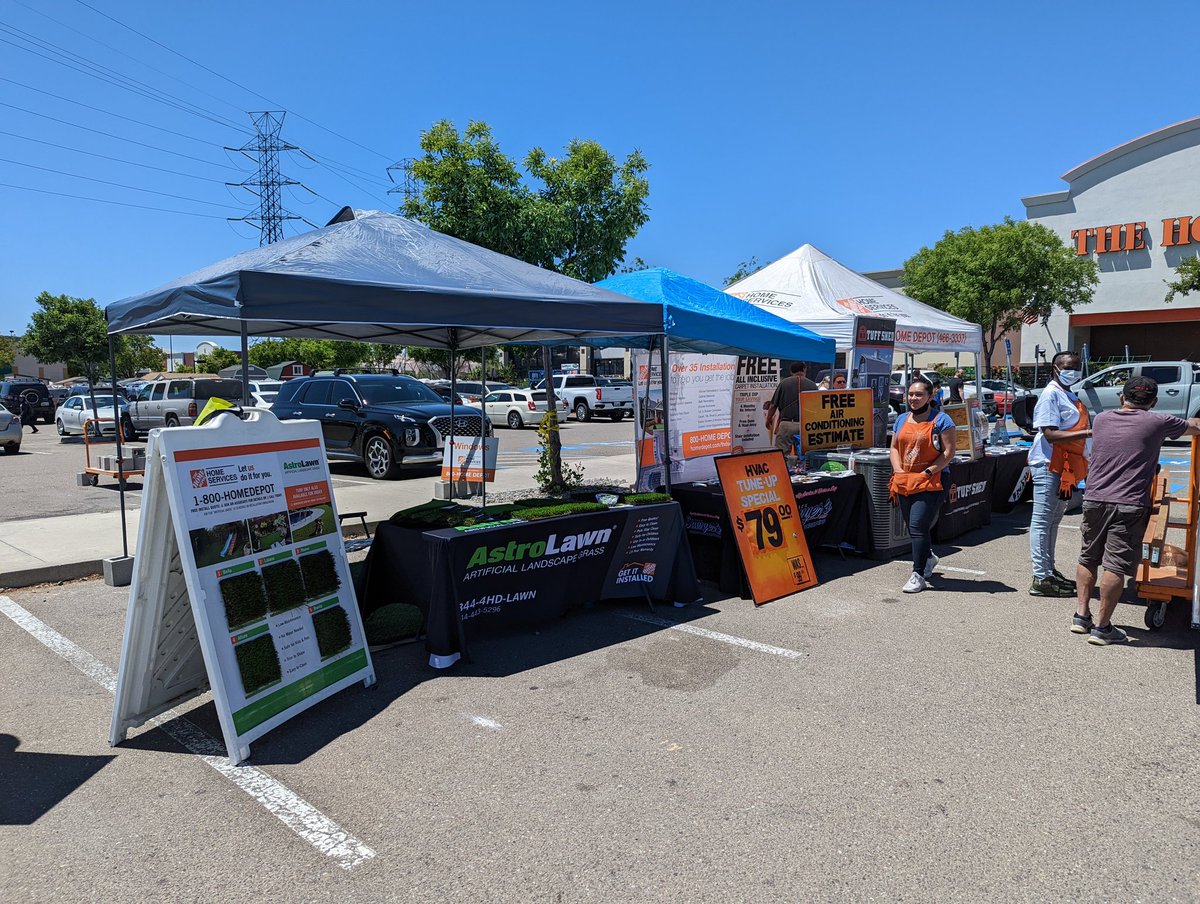 AstrolawnSACBA's tweet image. Come by the Tracy #1020 #HomeDepot SASM Amida.  Sign up for a free in home estimate and enter to win a BBQ! #astrolawn artificial grass
