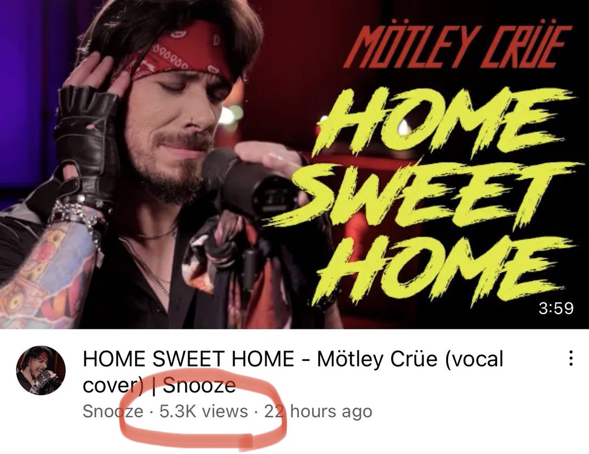 JohnnySaturn7's tweet image. More than 5k views in less than 24 hours! Thank you so much! 🖤🙏🏻 #motleycrue  youtu.be/taBG9ek5qNA