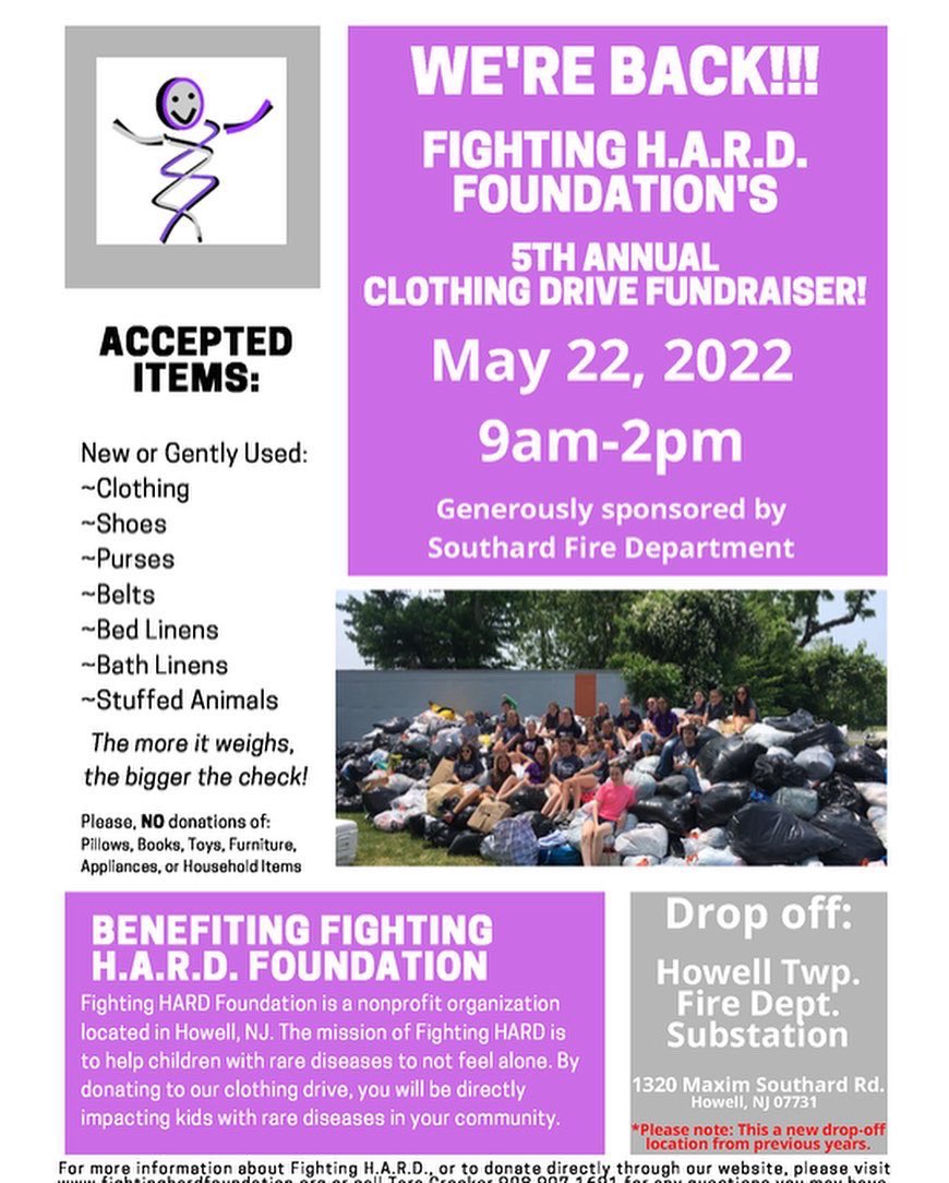 IT’S TOMORROW!! It’s going to be a hot one, so feel free to just make a drop-off and run, or stay a while! Share the flyer below to spread the word! Let’s fight HARD together to make this a great one and show these families that they are NOT alone! Cant wait to see you there!
