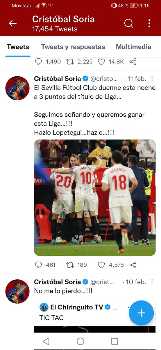 Aramo155's tweet photo. @cristobalsoria Ridículo es decir querer ganar la liga.   Hasta el Betis ganó un trofeo https://t.co/3tiOlceb4E