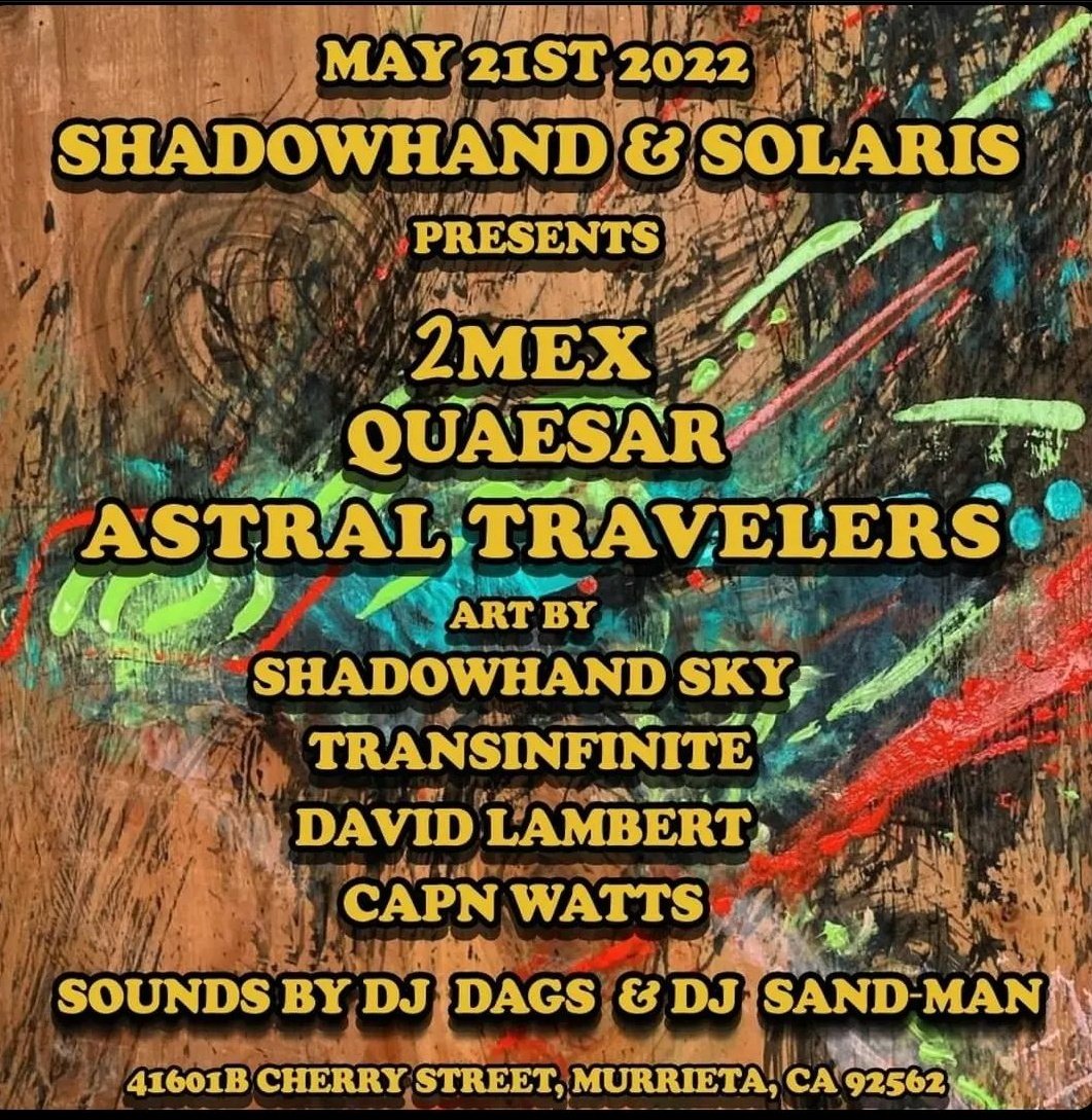 quaesar's tweet photo. Catch me here 2nite!
6pm...
Free! All ages welcome!
Shadowhand × Solaris Beer &amp; Blending present...
@2mexla
@quaesar
ASTRIAL TRAVELERS
&amp; more!....
🔸 🔸 🔸 🔸 🔸 🔸 🔸
#hiphop #undergroundhiphop #hiphopculture #hiphopnation #hiphopmusic #hiphopart #livehiphop #hiphopartists https://t.co/Q86OObvBkD