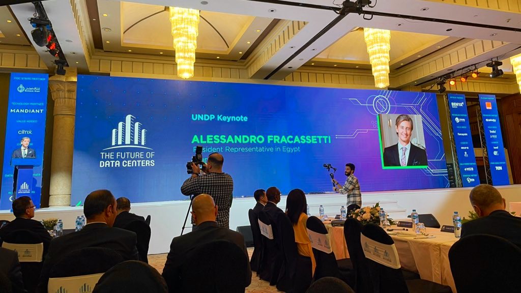 UNDPEgypt's tweet photo. Today we joined the Future of Data Centers Summit 2022, one of the biggest specialized #technology summits in the Middle East &amp; Africa.

A great opportunity to see and hear first-hand what the next generation of technologies offers” #FDC22 https://t.co/BOviKj5iCs